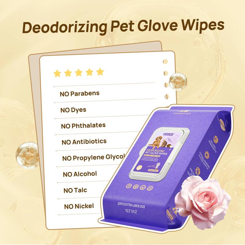 Pet Glove Wipes