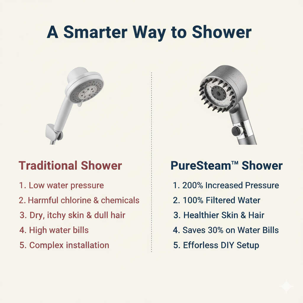 PureSteam™ Shower head