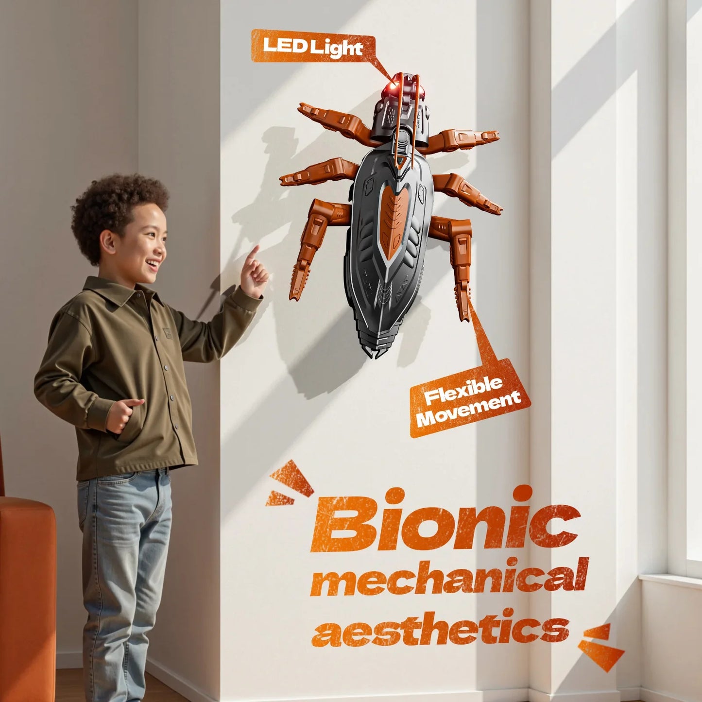 Wall Climbing Lizard