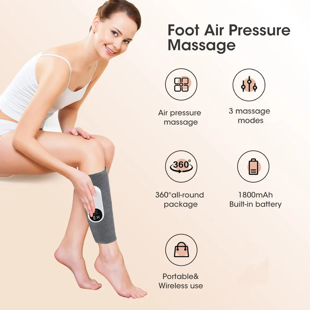 Heated Air Compression Leg Massager