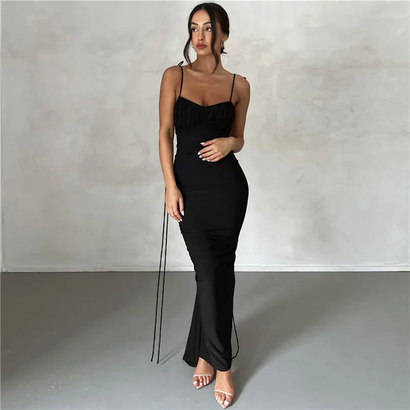 Backless shrink Dress