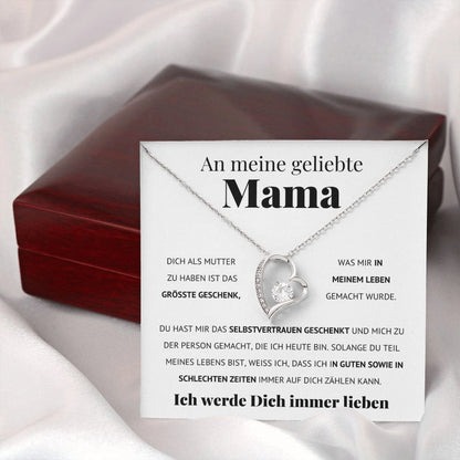 An Meine geliebte Mama-Geschenk mit Nachrichtenkarte