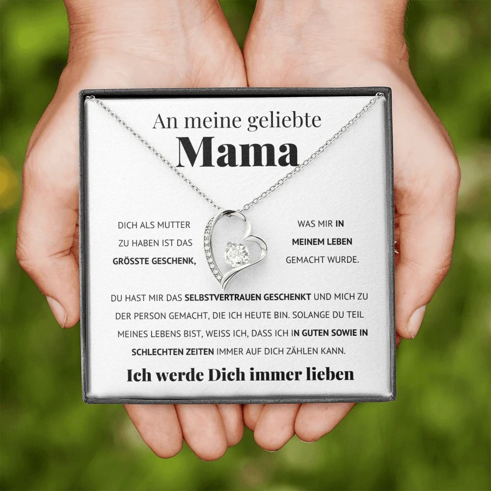 An Meine geliebte Mama-Geschenk mit Nachrichtenkarte