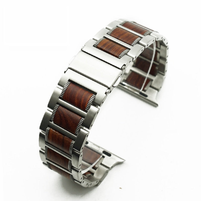 Wooden Apple watch ultra band by reliablebands