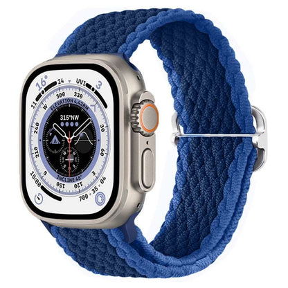 Braided Nylon Strap For Apple Watch Ultra 49mm|  Elastic watch band for iWatch ultra 8 7 SE 3 4 5 6 - Reliable Bands