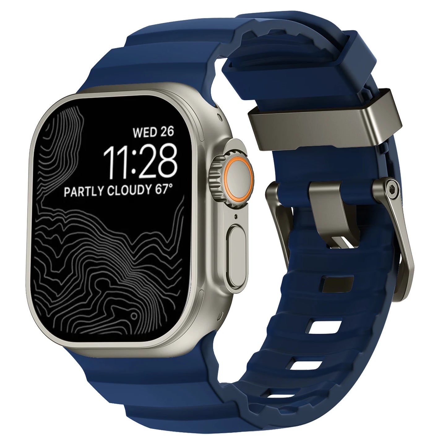 Nomad style apple watch ultra band