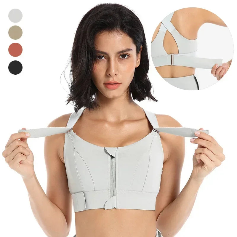 Zipper Adjustable Brassiere