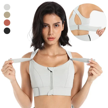 Zipper Adjustable Brassiere