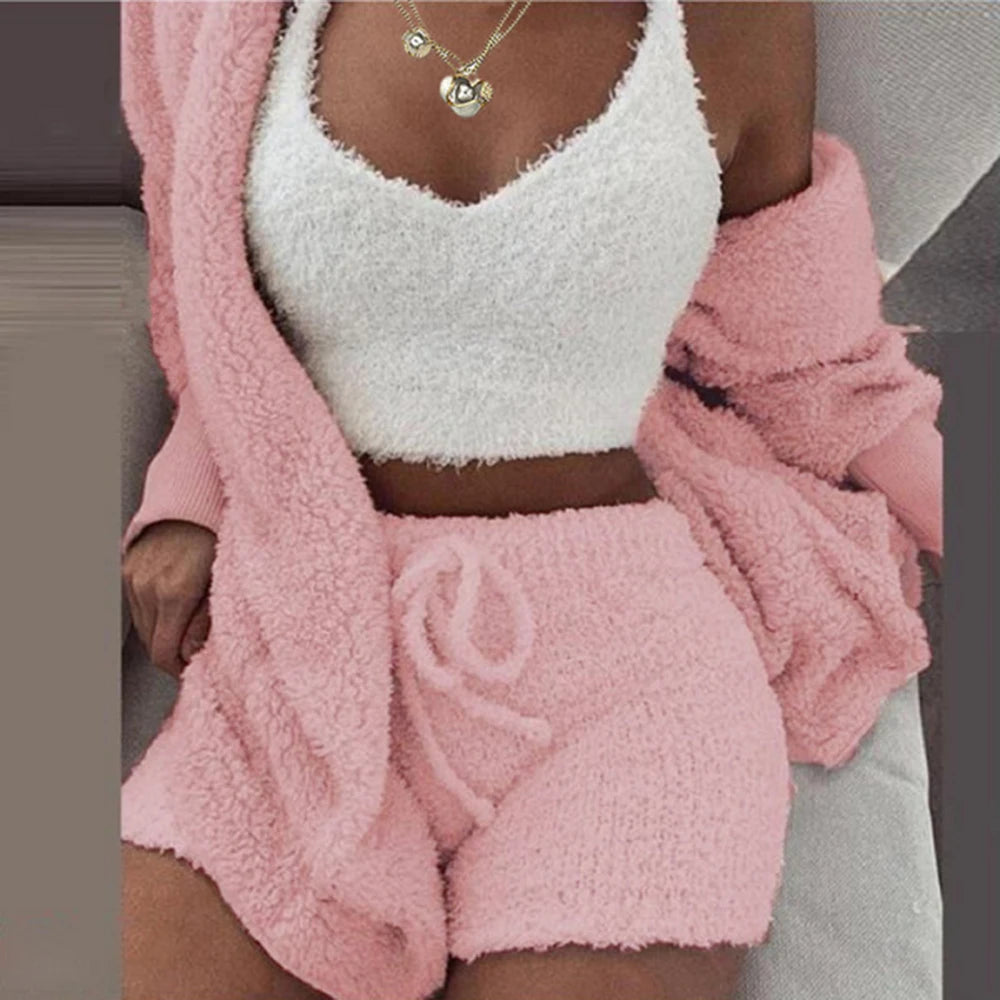 3-Piece Soft Casual Loungewear