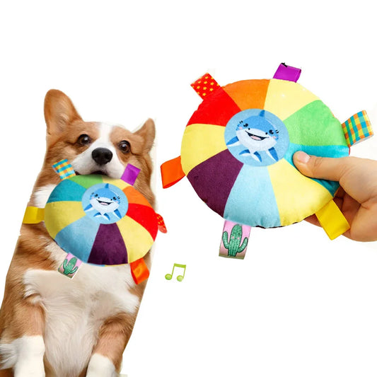 DOG THROW DISC TOY