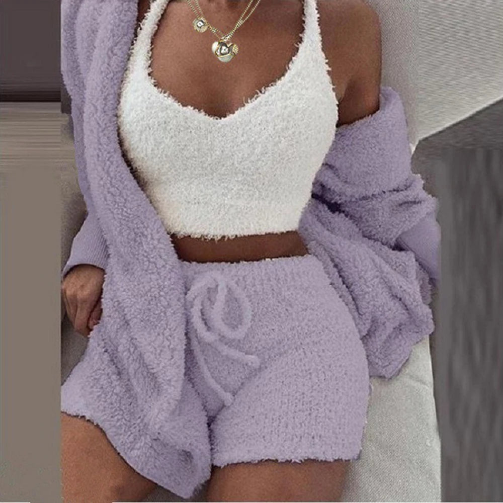 3-Piece Soft Casual Loungewear