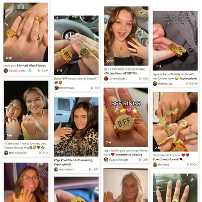 BFF Rings™ De beste vrienden voor altijd ring v2 