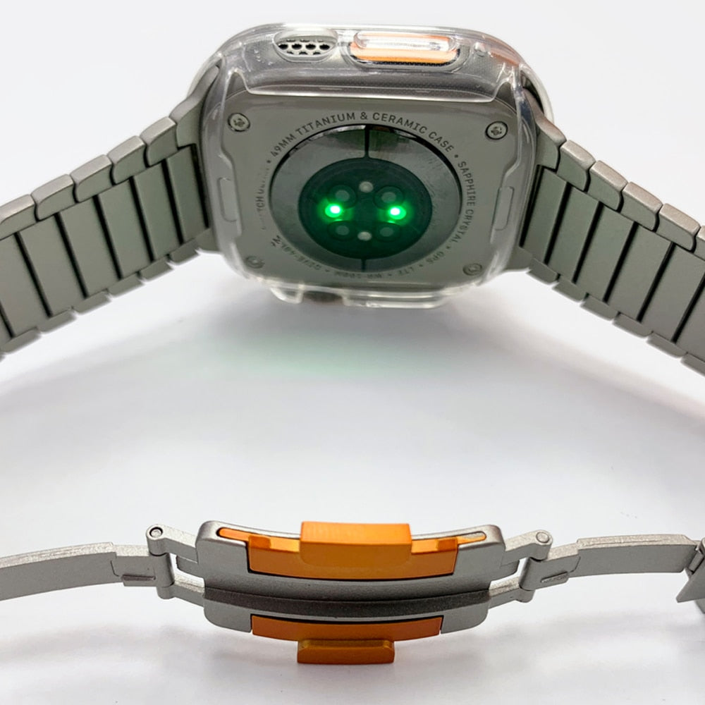 Titanium  Apple Watch Ultra 49mm band|Titanium Apple watch strap 49mm - Reliable Bands