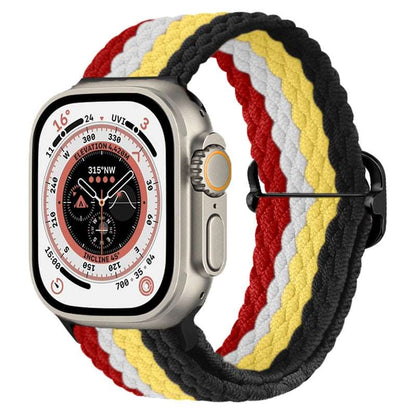 Braided Nylon Strap For Apple Watch Ultra 49mm|  Elastic watch band for iWatch ultra 8 7 SE 3 4 5 6 - Reliable Bands