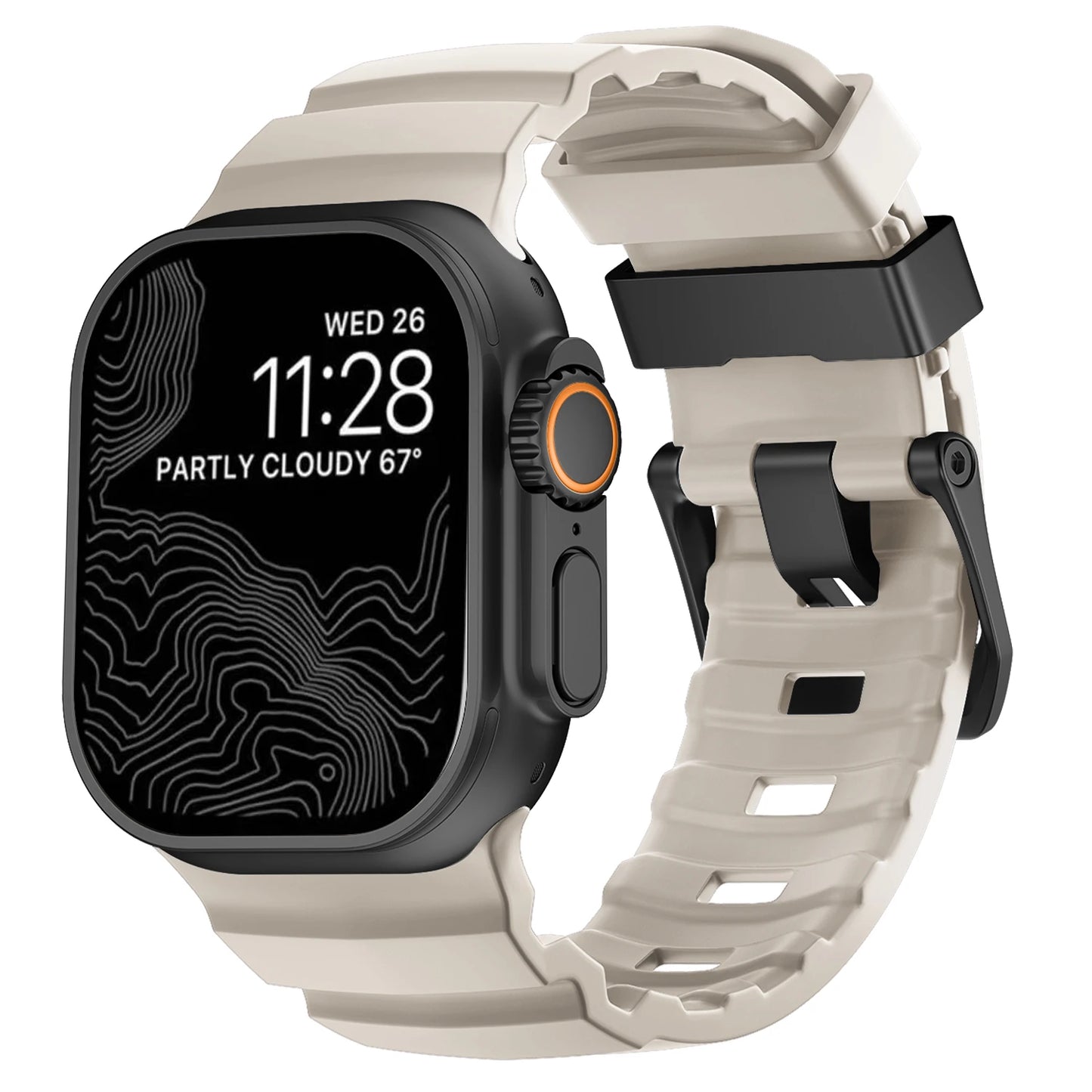 Nomad style apple watch ultra band