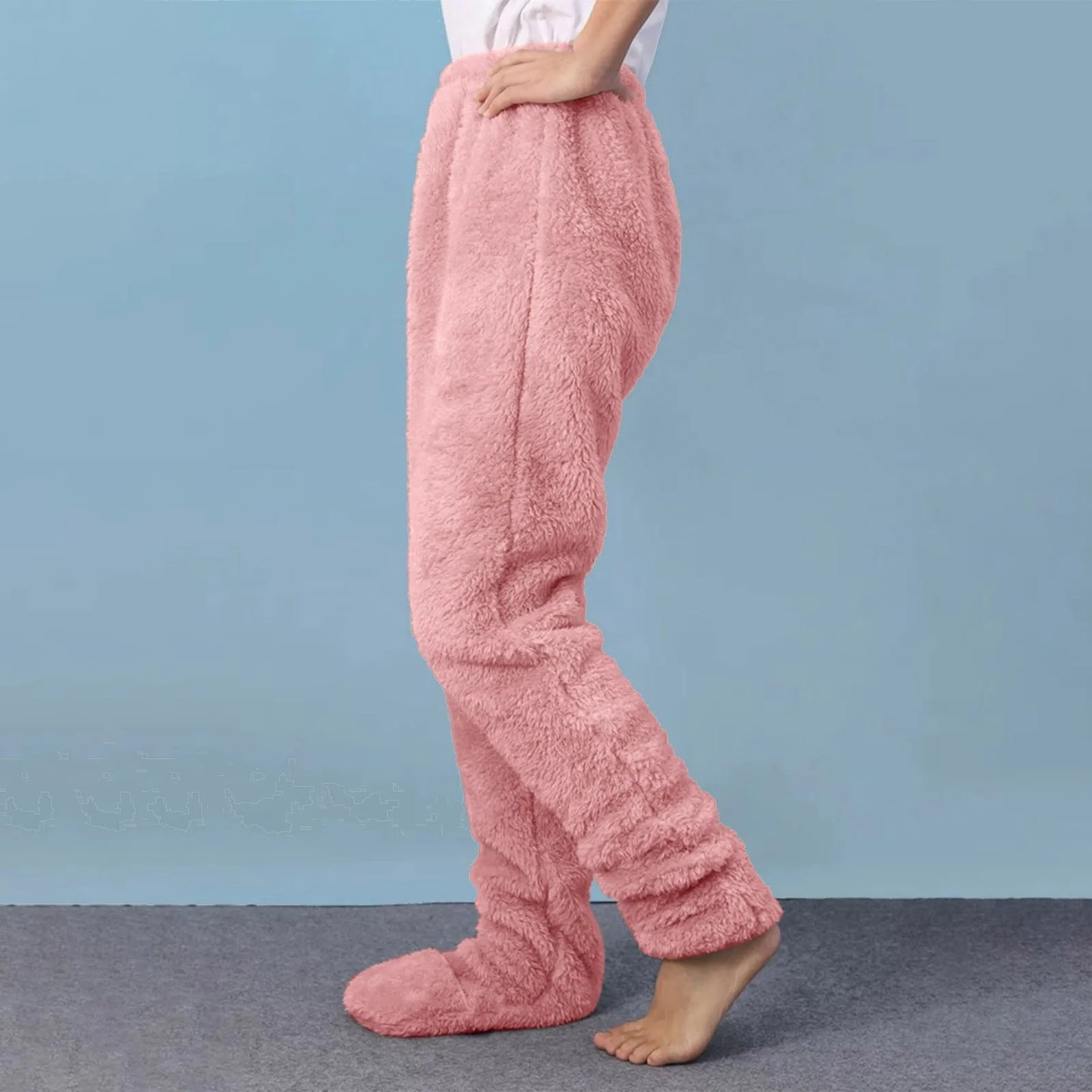 Winter Coral Fleece Women Pajamas Pants