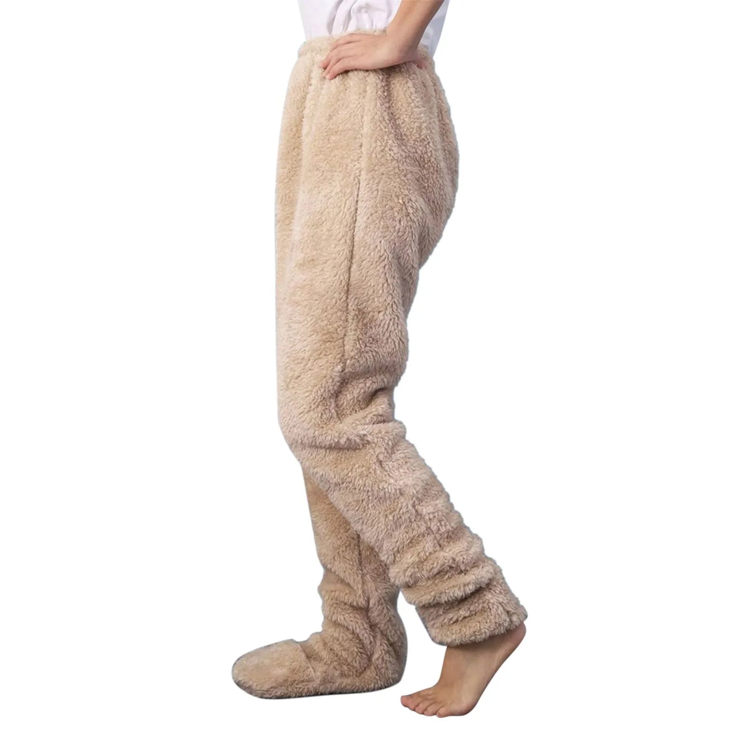 Winter Coral Fleece Women Pajamas Pants