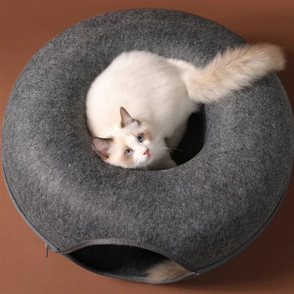 Donut kattenbed 