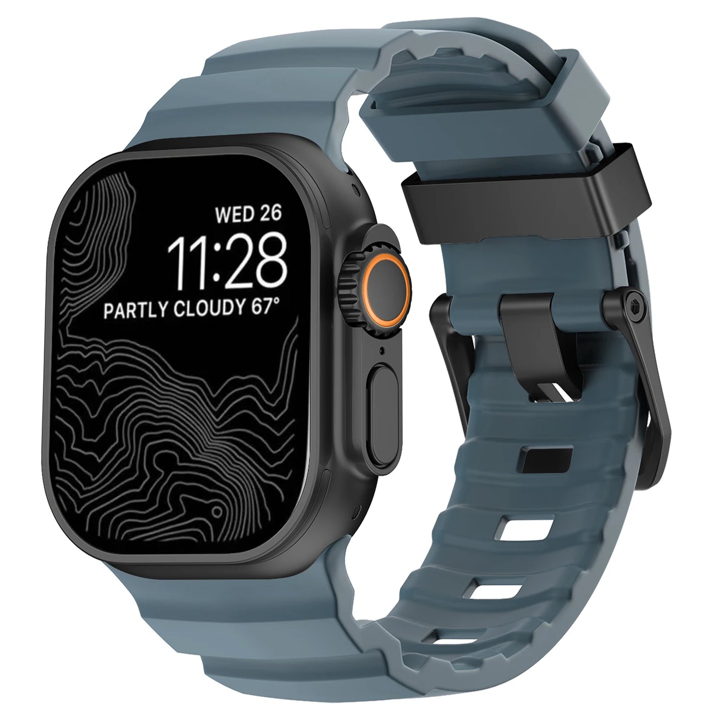 Nomad style apple watch ultra band