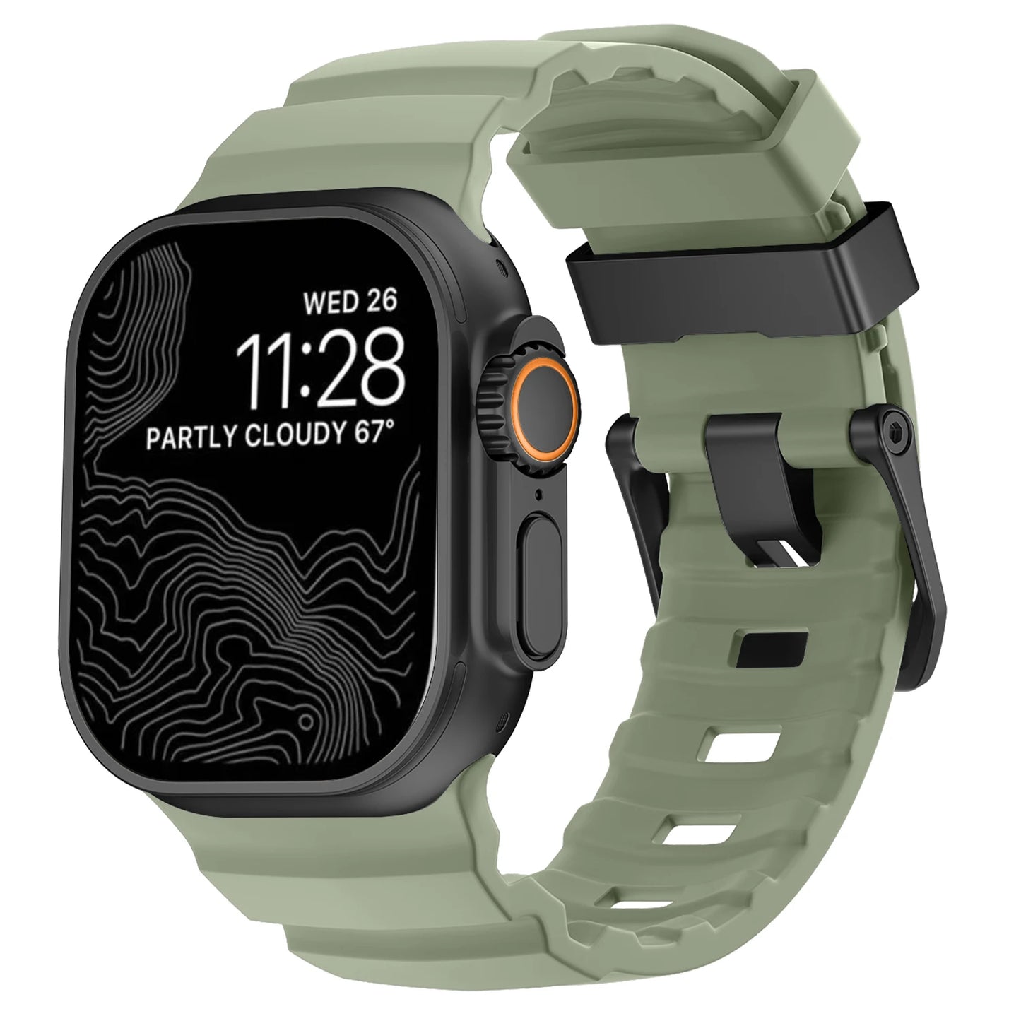 Nomad style apple watch ultra band