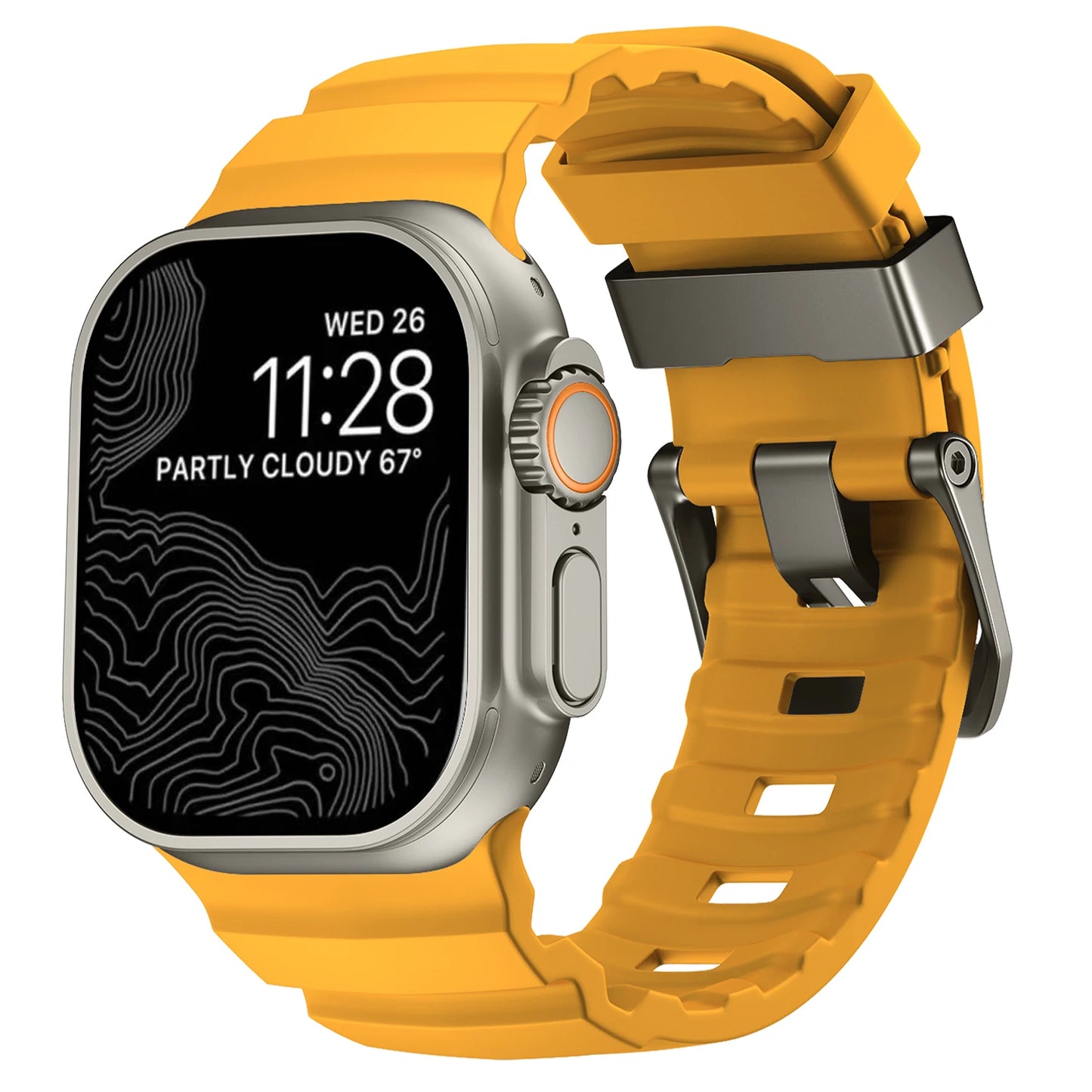 Nomad style apple watch ultra band