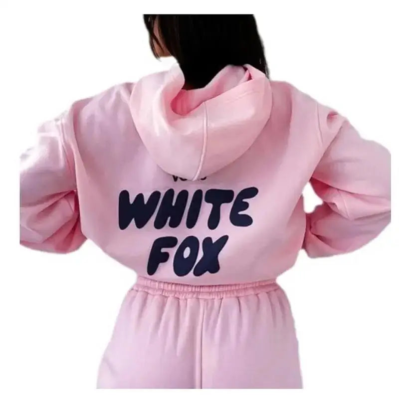 Viral White Fox Hoodie