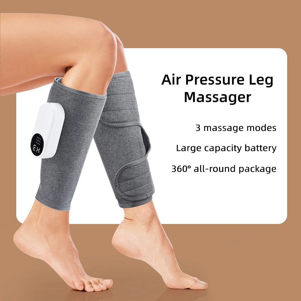 Verwarmde luchtcompressie beenmassager