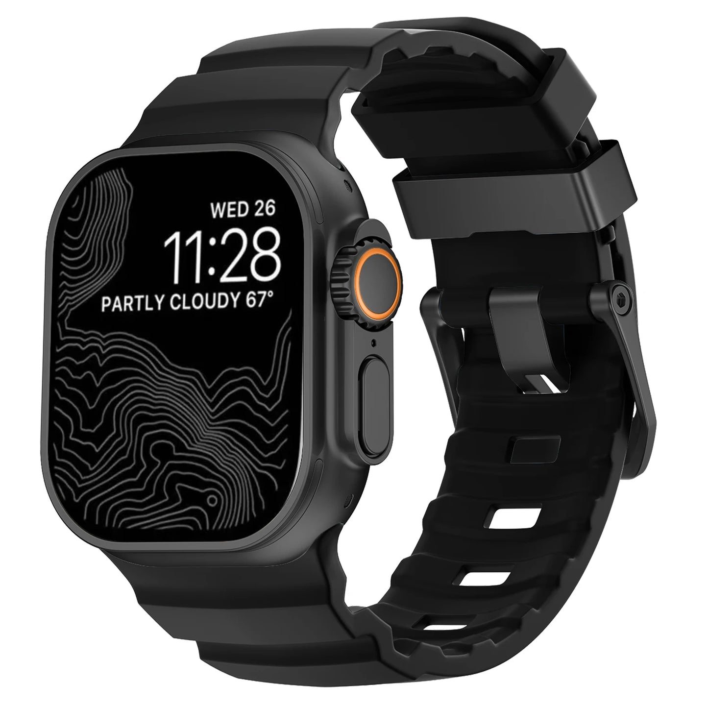 Nomad style apple watch ultra band