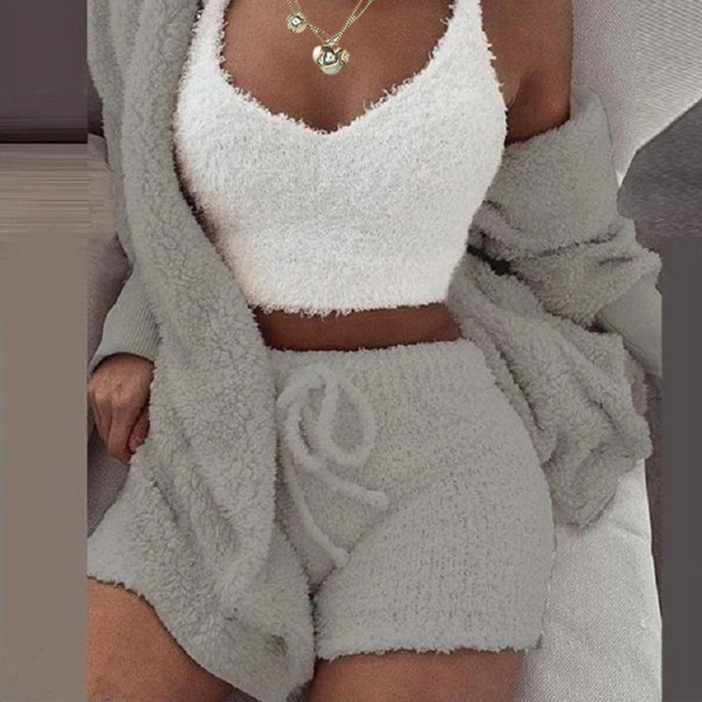 3-Piece Soft Casual Loungewear