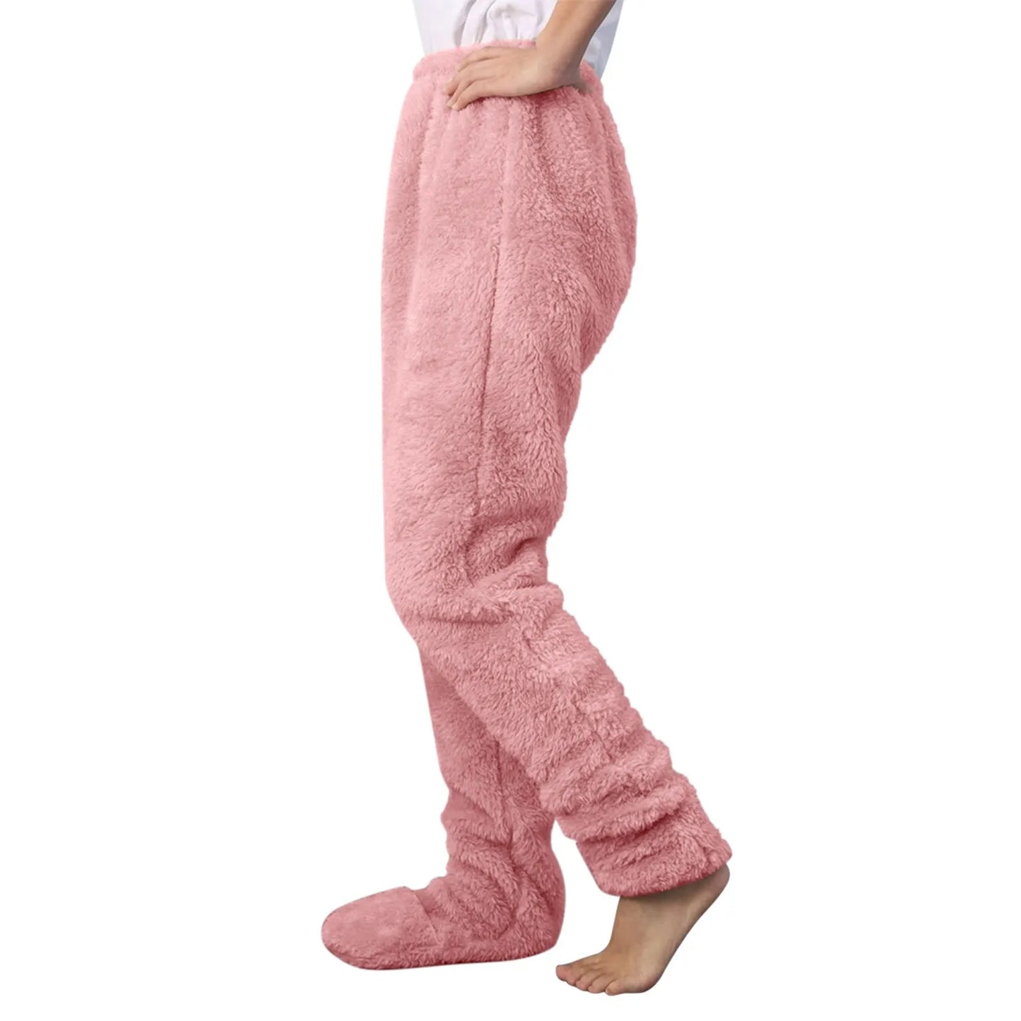 Winter Coral Fleece Women Pajamas Pants