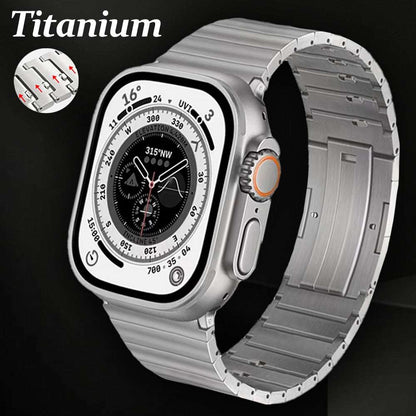 Titanium apple watch ultra band|Titanium Watch Band For Apple Watch Ultra 49mm |Men apple watch band - Reliable Bands