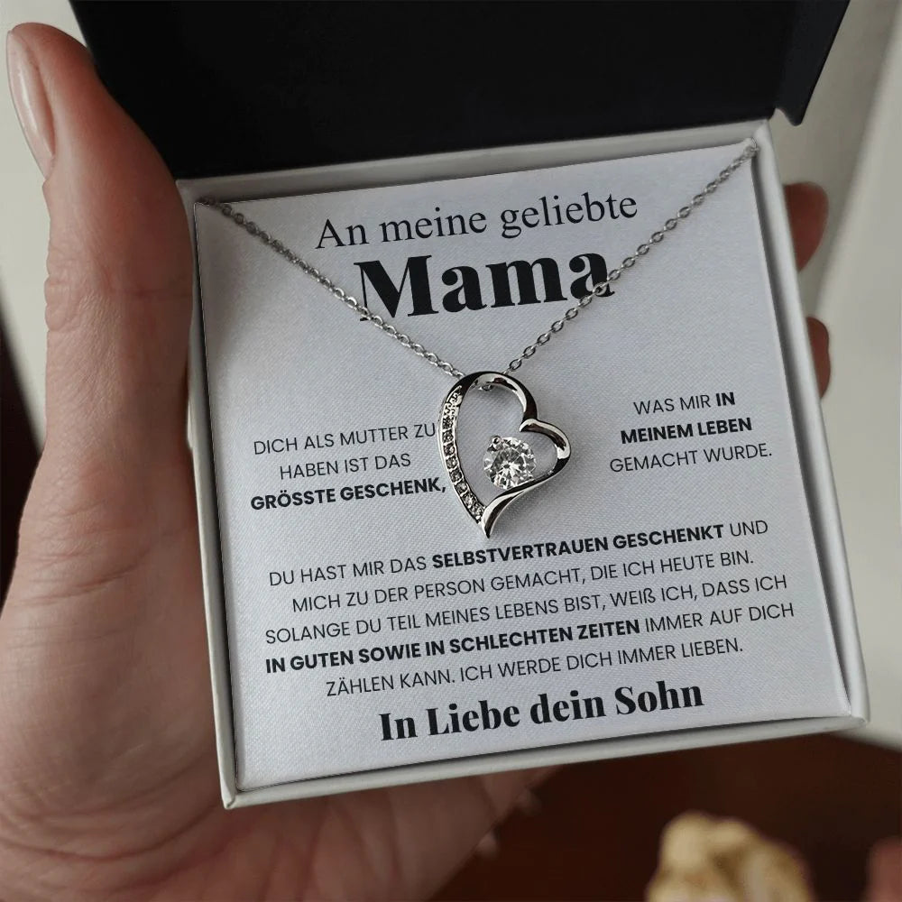 An Meine geliebte Mama-Geschenk mit Nachrichtenkarte