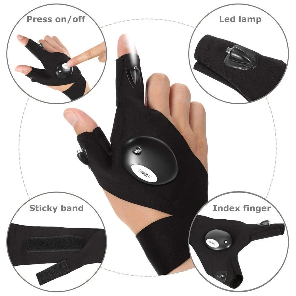 Gants imperméables pour lampe de poche LED Laminoo