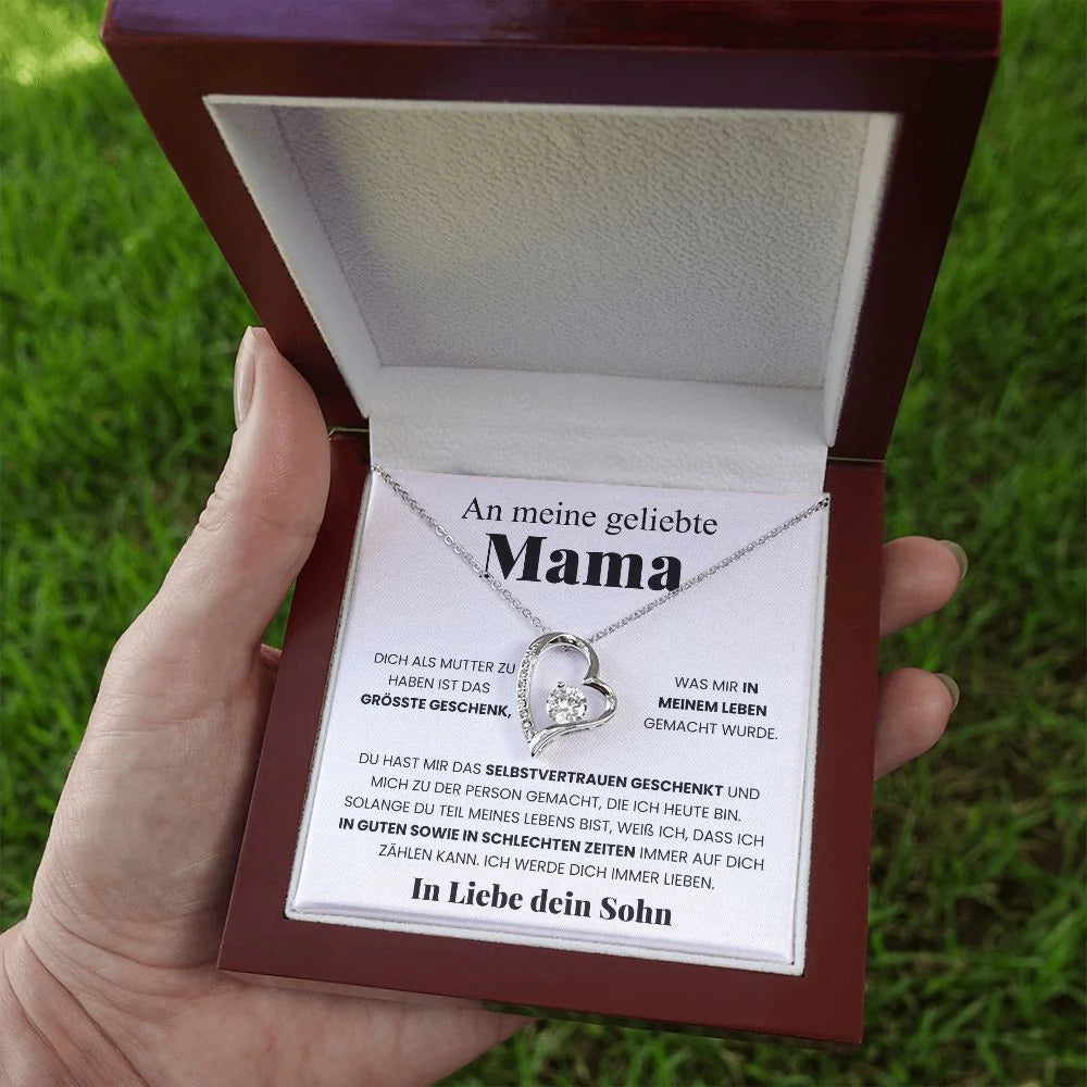 An Meine geliebte Mama-Geschenk mit Nachrichtenkarte