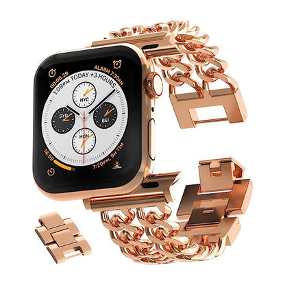 Women apple watch band Double Chain